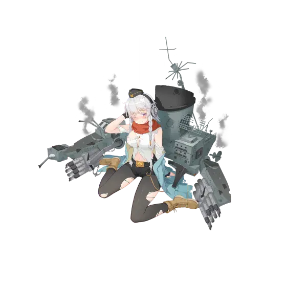 战舰少女R - Z24·改 - 大破立绘