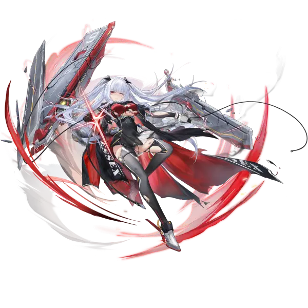战舰少女R - 埃塞克斯·改 - 大破立绘