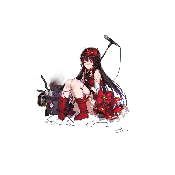 战舰少女R - 青叶 - 换装 - 红白偶像战 - 大破立绘