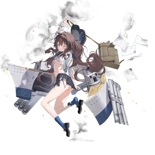 战舰少女R - T.995·改 - 大破立绘