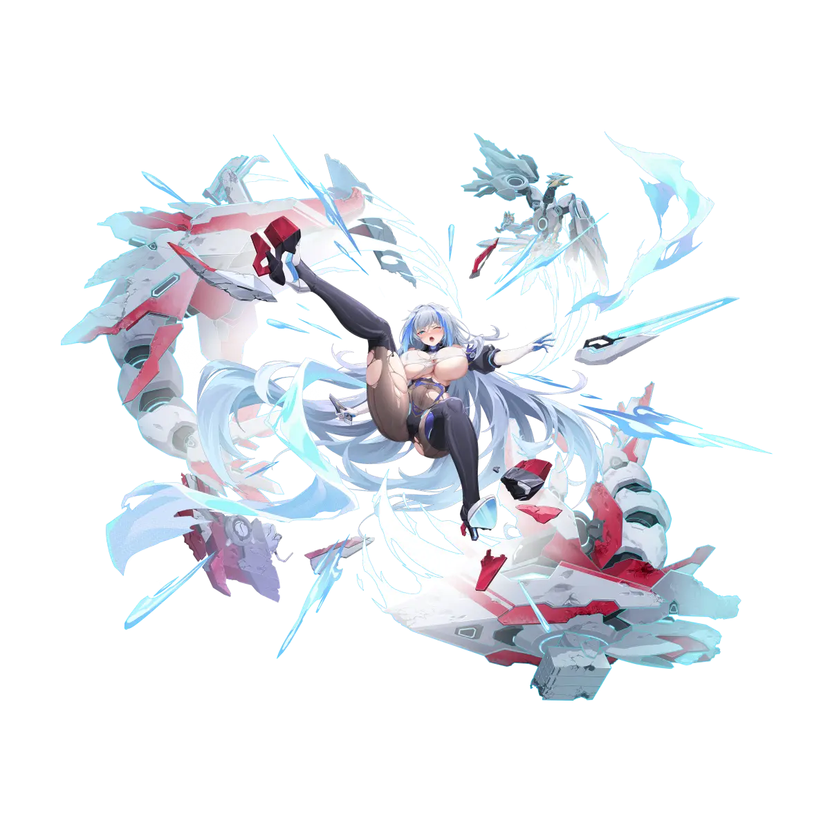 战舰少女R - 米切尔·改 - 大破立绘