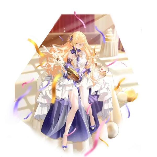 战舰少女R - 胡德 - 换装 - 盛宴、主角与明星 - 大破立绘