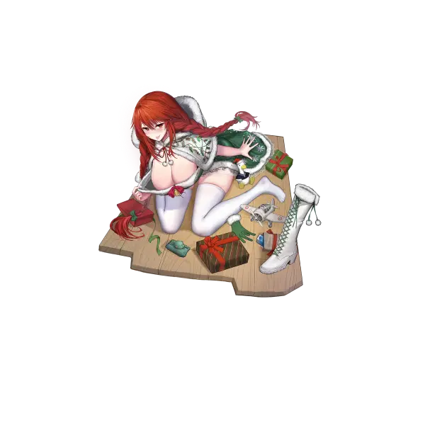 战舰少女R - 贝亚恩 - 换装 - 雪夜心风景 - 大破立绘