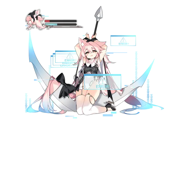 战舰少女R - 岛风(岛风型驱逐舰) - 换装 - 队伍里的治愈使有些奇怪 - 大破立绘