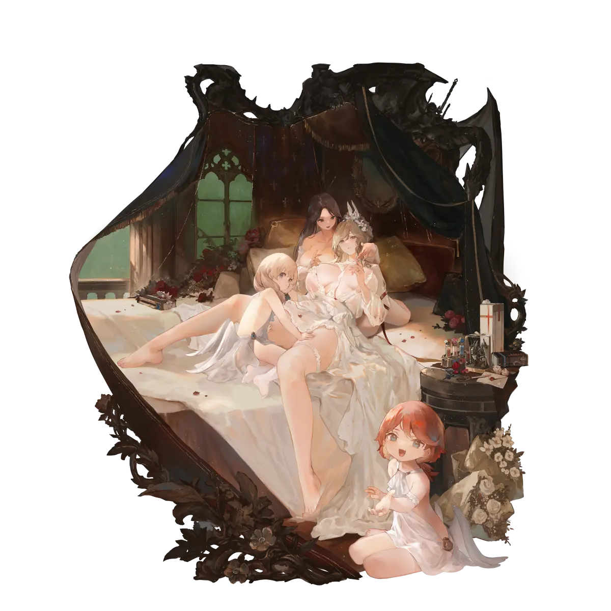 战舰少女R - 圣乔治 - 换装 - 予你以爱 - 大破立绘