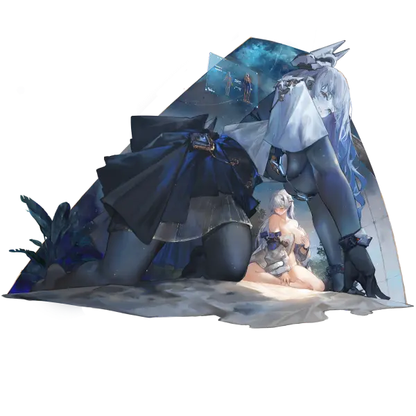 战舰少女R - 24工程 - 换装 - 星之回响 - 大破立绘