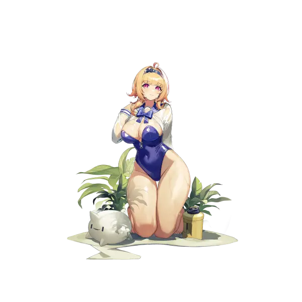 战舰少女R - 鳞鲀 - 换装 - 秋日余辉 - 大破立绘