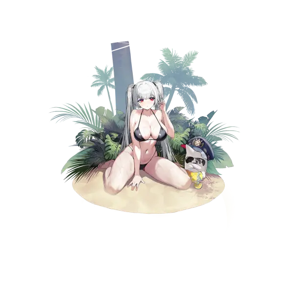 战舰少女R - 金伯恩 - 换装 - 相遇天使 - 大破立绘