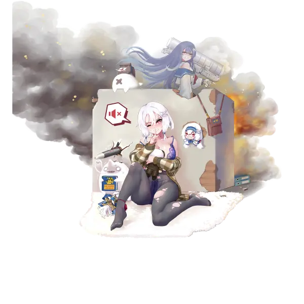 战舰少女R - 九江 - 换装 - 让导弹飞一会儿 - 大破立绘