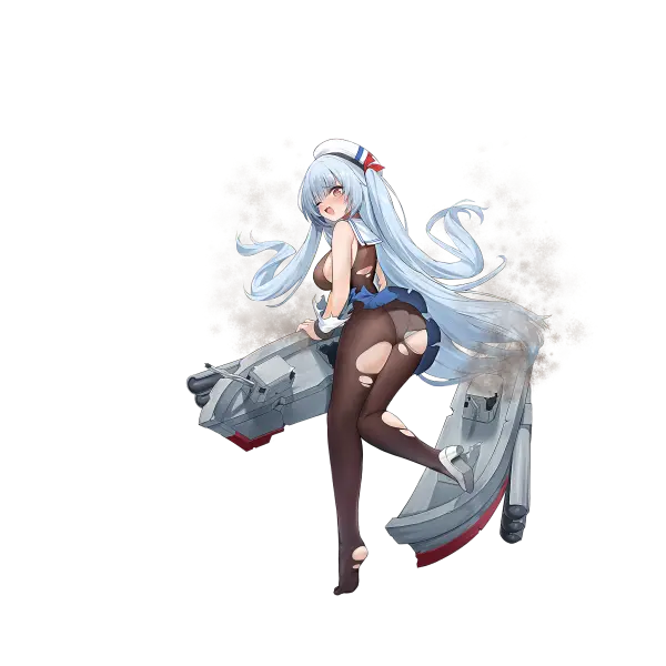 战舰少女R - 凯尔森 - 大破立绘