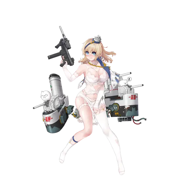 战舰少女R - 航空兵 - 大破立绘