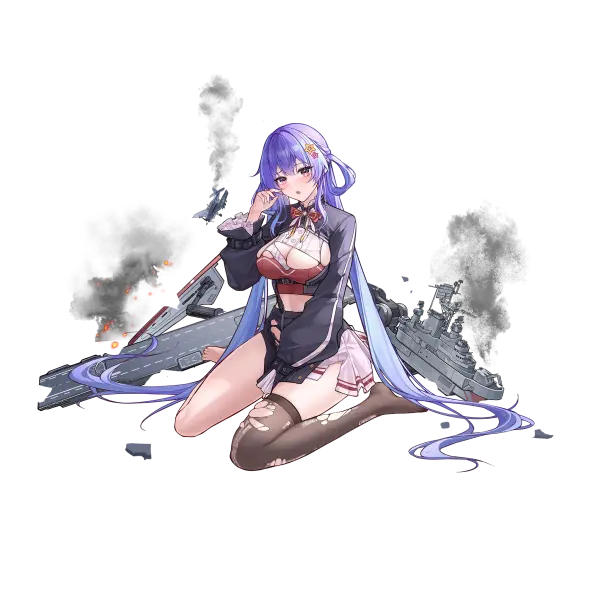 战舰少女R - 香格里拉 - 大破立绘