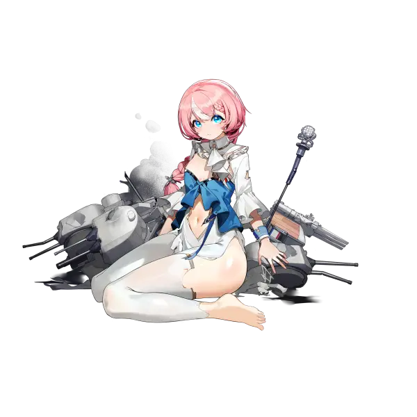 战舰少女R - 迪盖·特鲁安 - 大破立绘