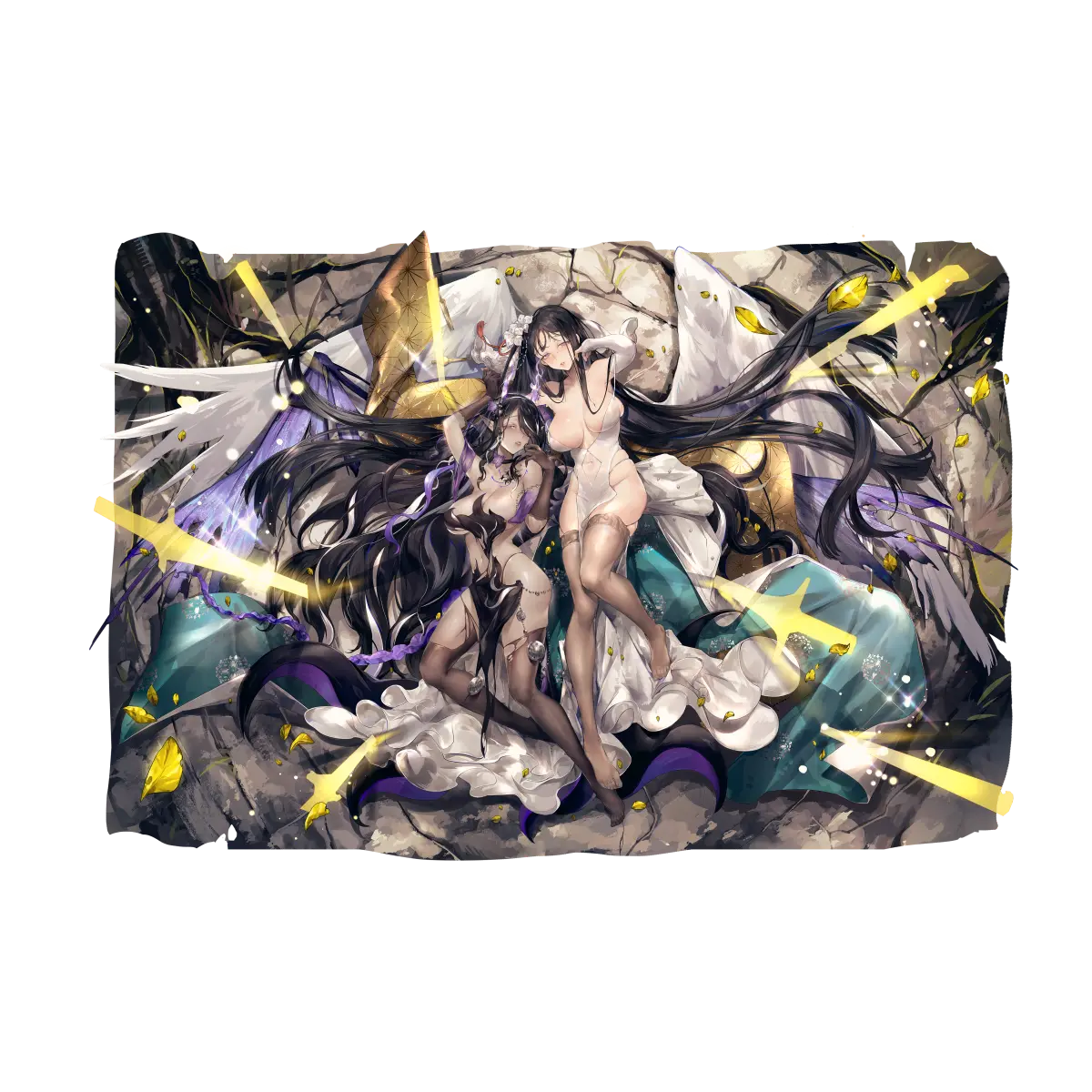 战舰少女R - 武藏 - 换装 - 于残垣之上，燃心火 - 大破立绘