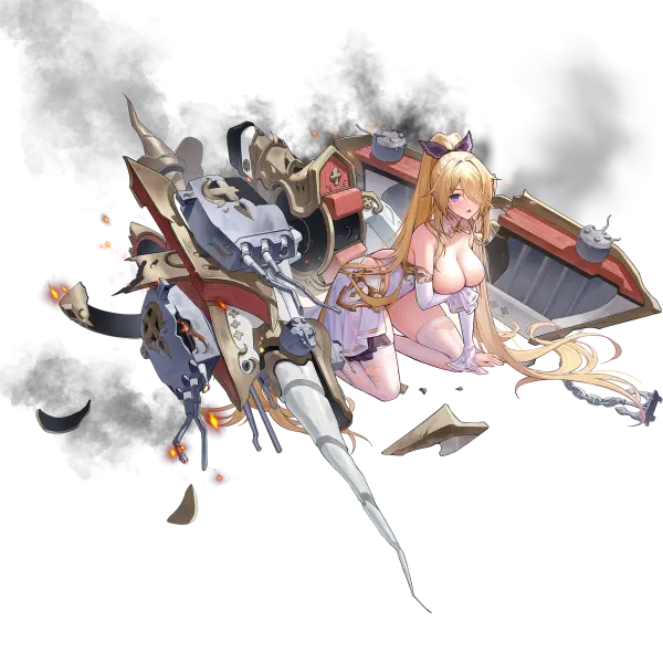 战舰少女R - 鲁莽 - 大破立绘