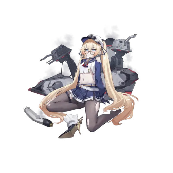 战舰少女R - 卡萨尔 - 大破立绘