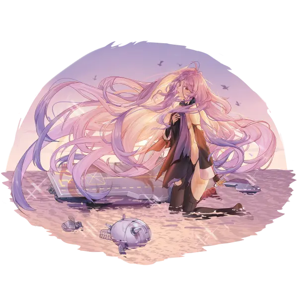 战舰少女R - 奥里斯坎尼 - 大破立绘