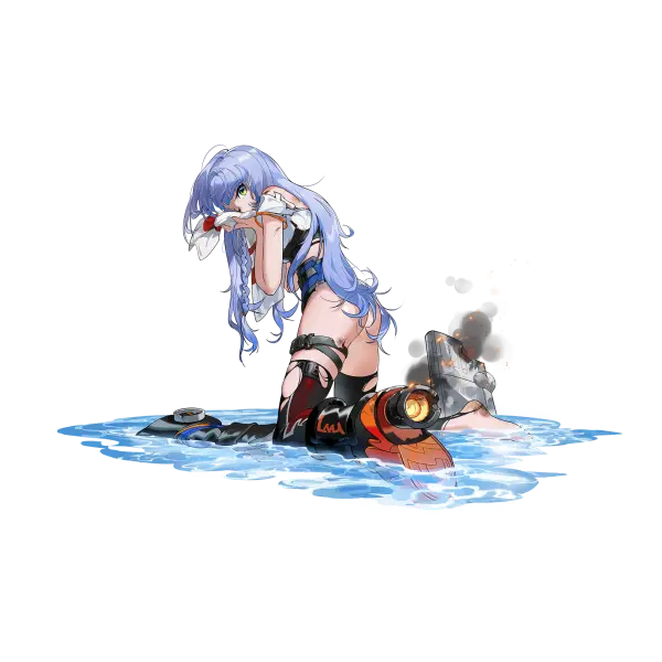 战舰少女R - U-3008 - 大破立绘