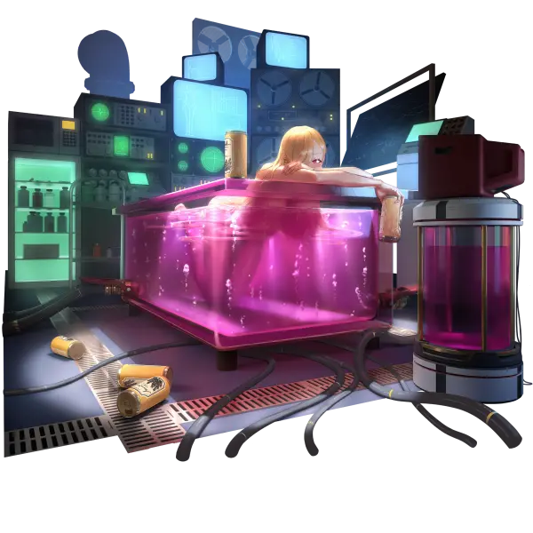 战舰少女R - Kw45 - 大破立绘