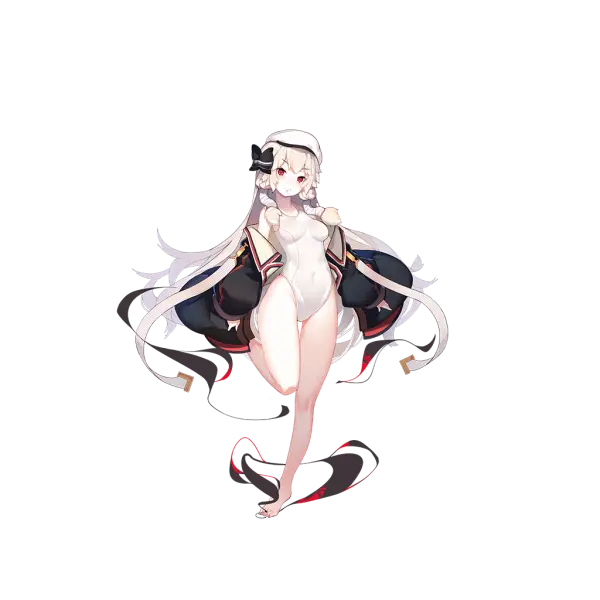 战舰少女R - 追赶者 - 换装 - 闪耀的纯白精灵 - 普通立绘