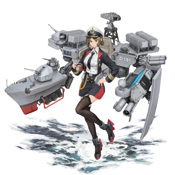 战舰少女R - 汉堡·改 - 正常立绘