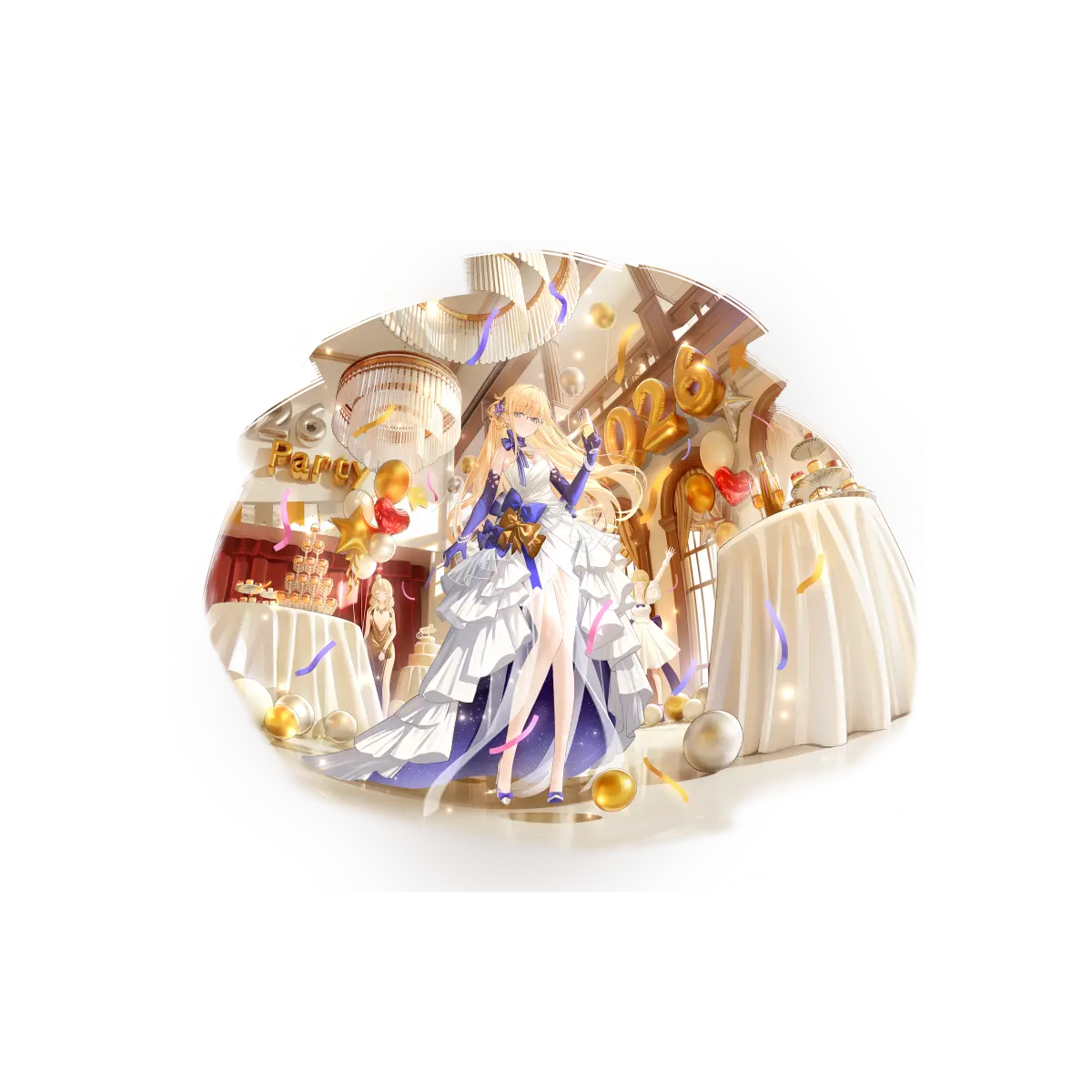 战舰少女R - 胡德 - 换装 - 盛宴、主角与明星 - 普通立绘