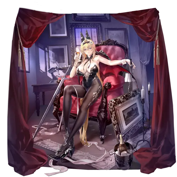 战舰少女R - 约克公爵 - 换装 - 暗夜幽影 - 普通立绘
