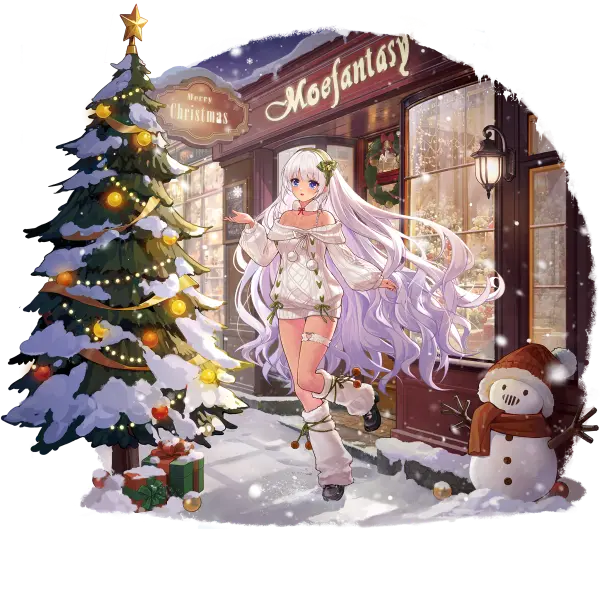 战舰少女R - 南达科他(BB-57) - 换装 - 向雪花，许下心愿 - 普通立绘