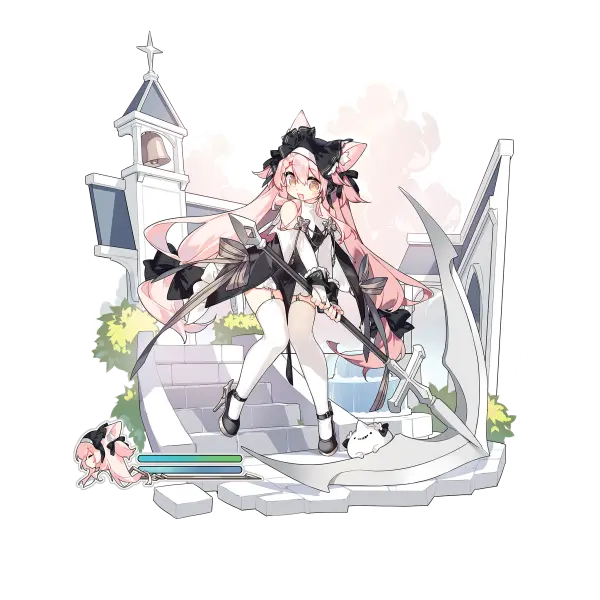 战舰少女R - 岛风(岛风型驱逐舰) - 换装 - 队伍里的治愈使有些奇怪 - 正常立绘