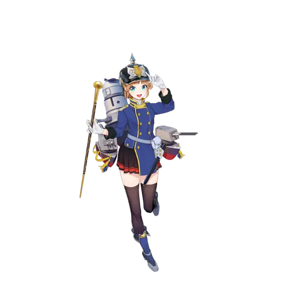 战舰少女R - 哥特兰 - 换装 - 皇家亲卫队 - 普通立绘