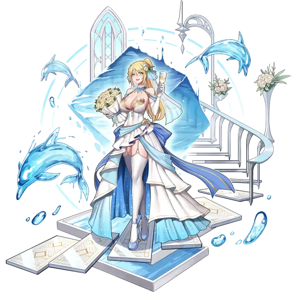 战舰少女R - 瓜达卡纳尔 - 换装 - 海蓝之心 - 普通立绘