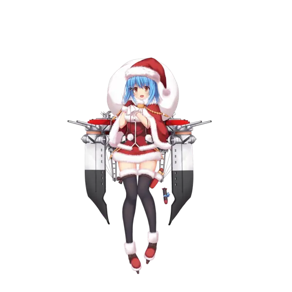 战舰少女R - 欧根亲王 - 换装 - 圣诞服 - 正常立绘