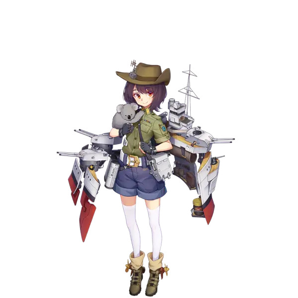 战舰少女R - 堪培拉 - 正常立绘