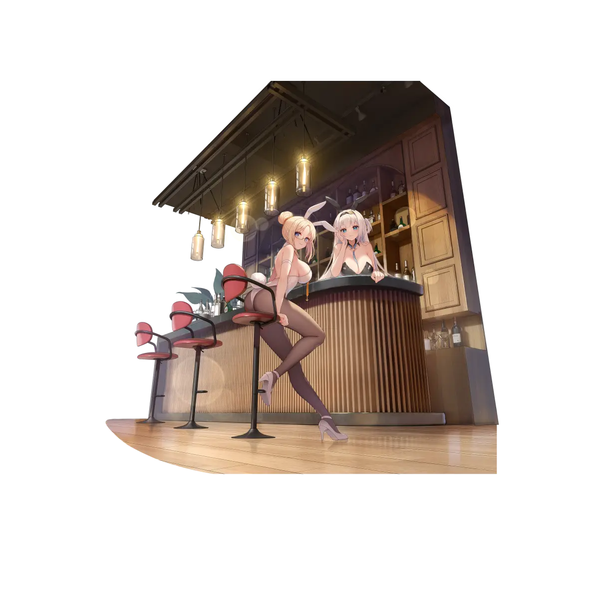 战舰少女R - 本宁顿 - 换装 - 兔子小姐的秘密“作战” - 正常立绘