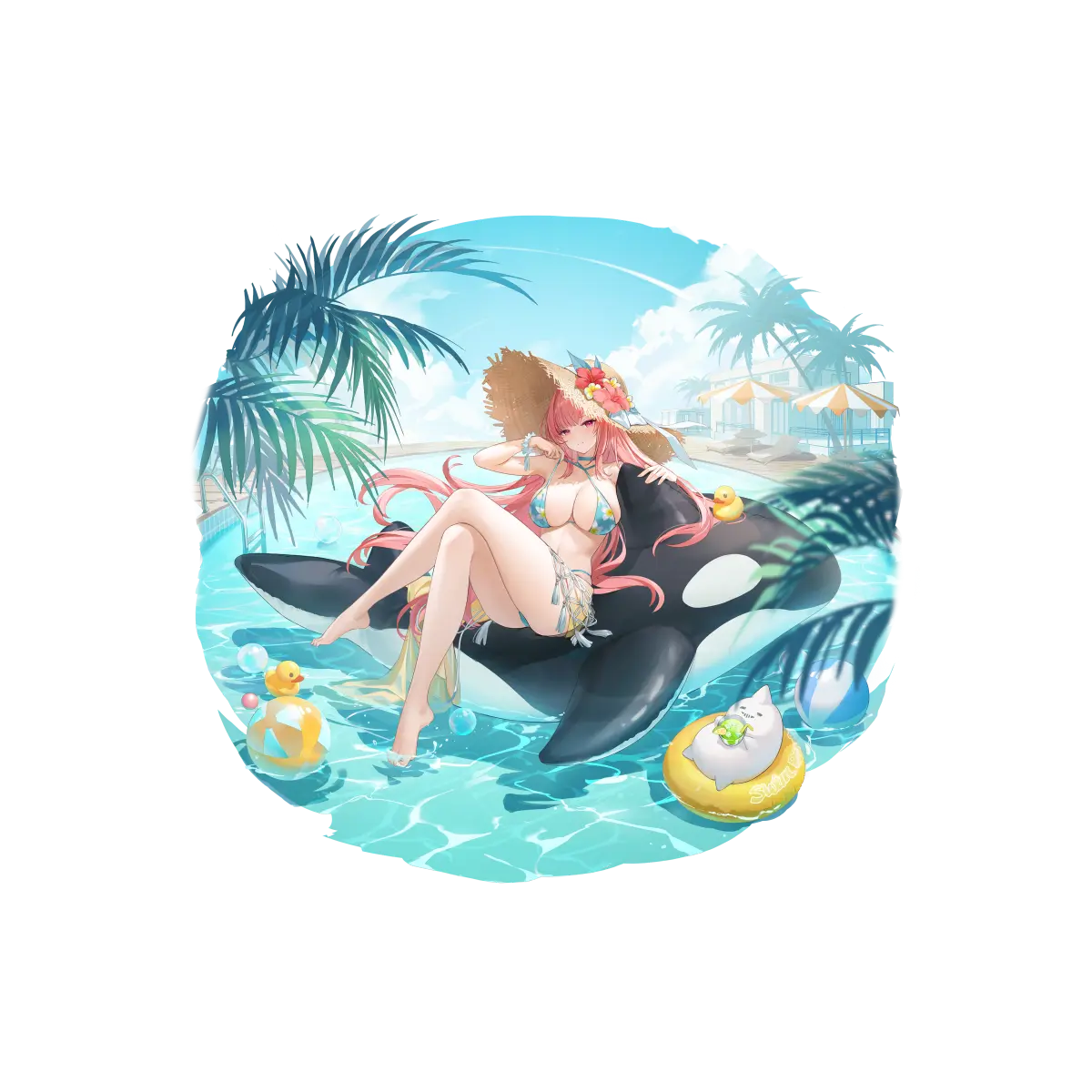 战舰少女R - 胜利 - 换装 - 夏日的问候 - 普通立绘