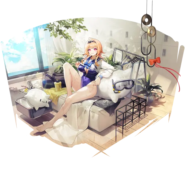 战舰少女R - 鳞鲀 - 换装 - 秋日余辉 - 正常立绘