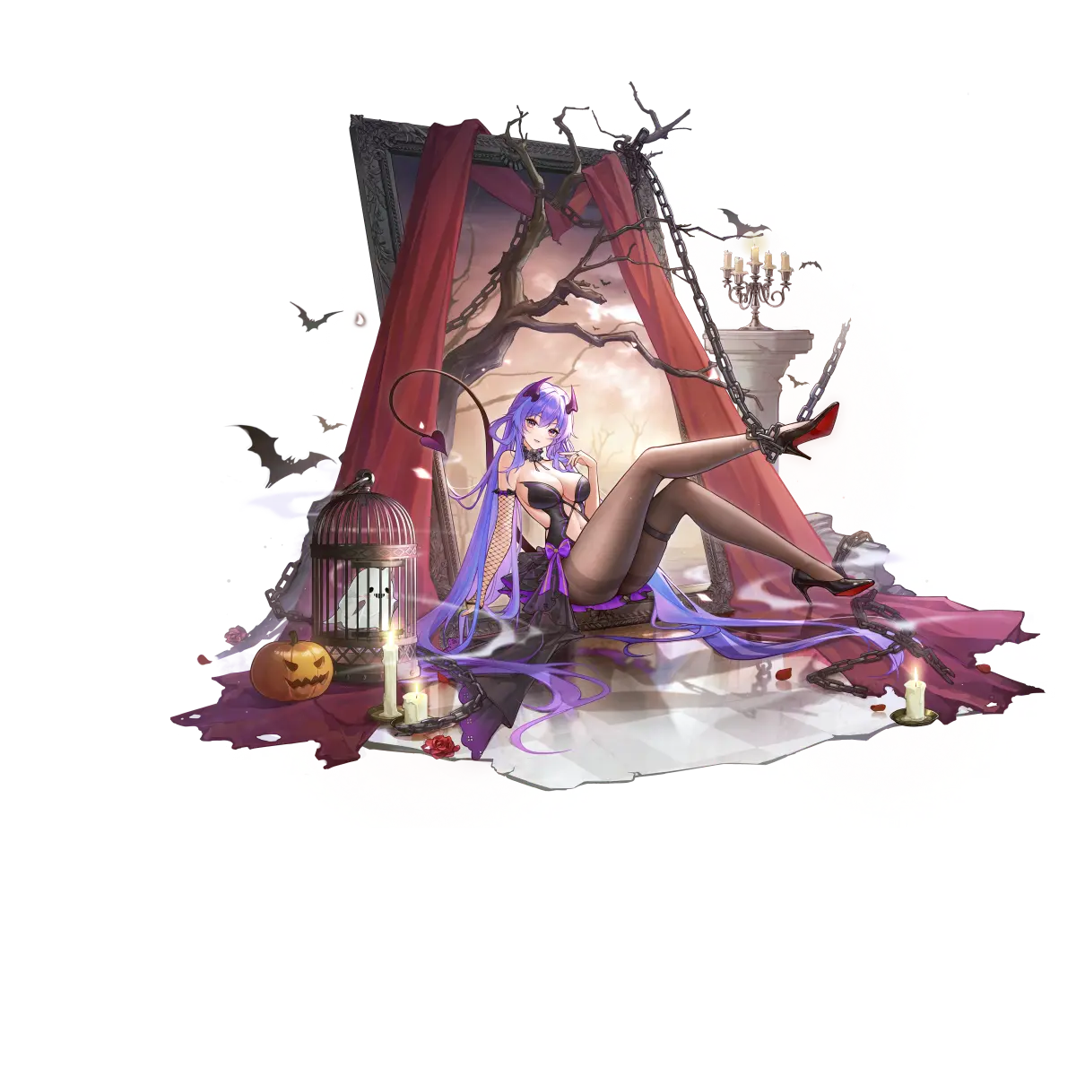 战舰少女R - 香格里拉 - 换装 - 心锁魔堡 - 正常立绘