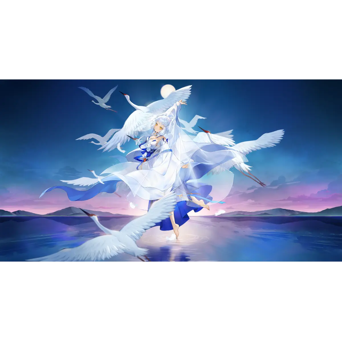 战舰少女R - 南京 - 换装 - 清音迎晓月 - 普通立绘