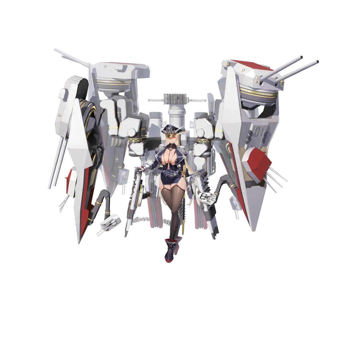 战舰少女R - Kw45 - 正常立绘