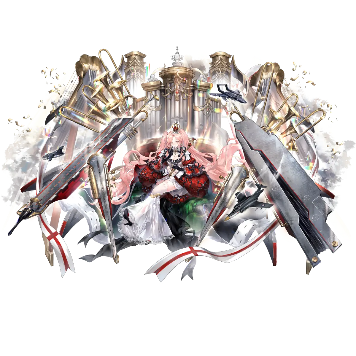 战舰少女R - 伊丽莎白女王(CVA-01) - 正常立绘