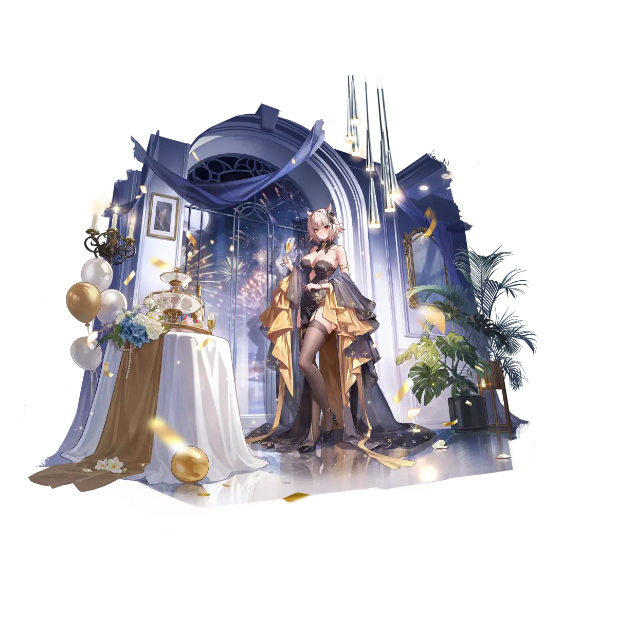 战舰少女R - 俾斯麦 - 换装 - 静寂之声 - 普通立绘