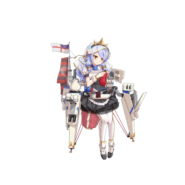 战舰少女R - 天后 - 换装 - 乙女茶会 - 普通立绘