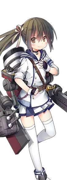 战舰少女R - 白露 - 中立绘
