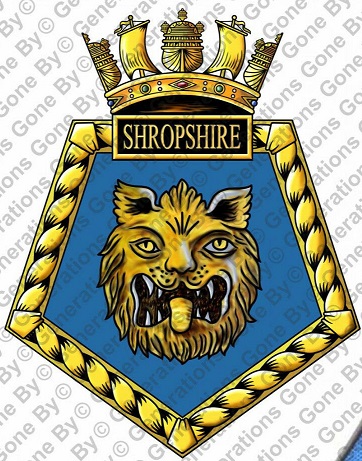 HMS Shropshire, Royal Navy