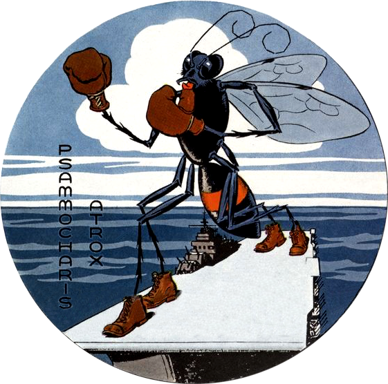 文件:USS Wasp (CV-18) insignia, in 1944.png