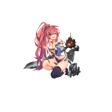 战舰少女R - 波特·改 - 大破立绘