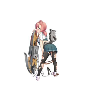 战舰少女R - 女灶神 - 大破立绘