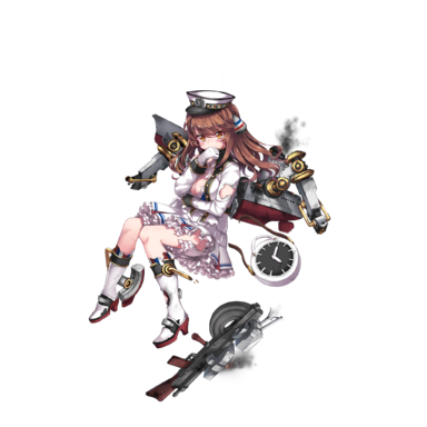 战舰少女R - 伏尔塔 - 大破立绘