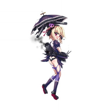 战舰少女R - 紫石英 - 大破立绘