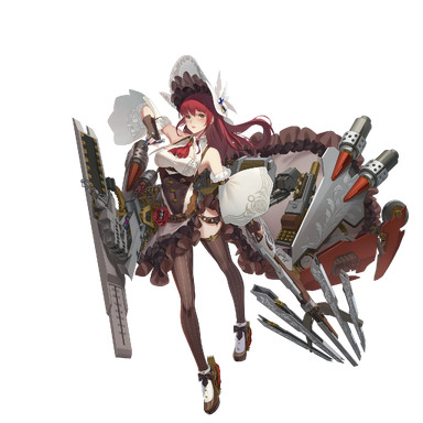 战舰少女R - 可畏·改 - 正常立绘